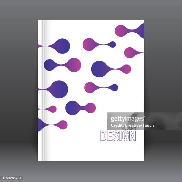 minimalist cover design - 2020 progress report stock illustrations
