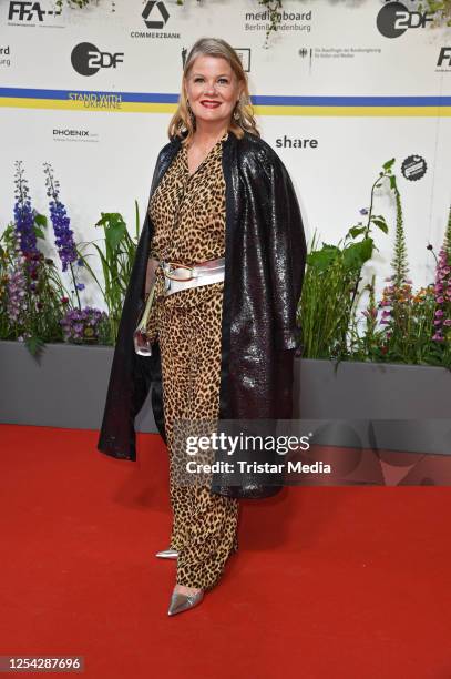 Birge Schade attends the Lola - German Film Award 2023 - red carpet arrivals at Theater am Potsdamer Platz on May 12, 2023 in Berlin, Germany.