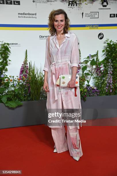 Karin Hanczewski attends the Lola - German Film Award 2023 - red carpet arrivals at Theater am Potsdamer Platz on May 12, 2023 in Berlin, Germany.