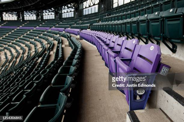 coors field purple seats