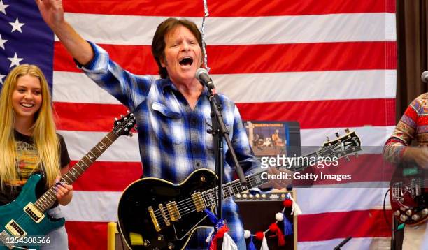 In this screengrab, Kelsy Fogerty and John Fogerty perform for the 40th Anniversary of “A Capitol Fourth” on PBS on July 04, 2020 in Washington, DC.