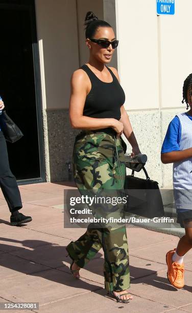 Kim Kardashian is seen on May 12, 2023 in Los Angeles, California.