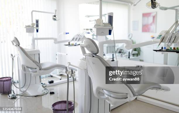 modern dental office - dental visit stock pictures, royalty-free photos & images