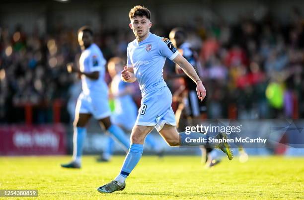 Dublin , Ireland - 12 May 2023; Adam O'Reilly of Derry City during the SSE Airtricity Men's Premier Division match between Bohemians and Derry City...