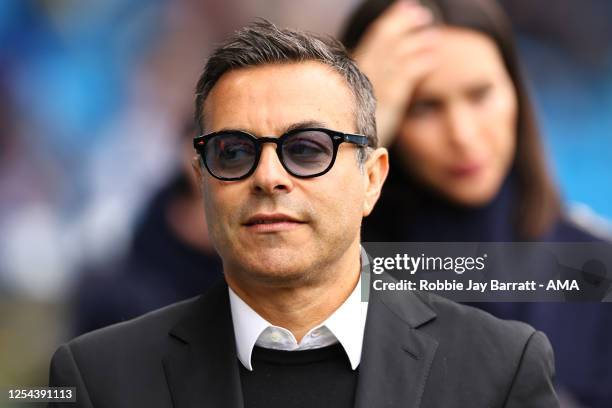 Andrea Radrizzani, an Italian businessman and the majority owner of Premier League football club Leeds United ahead of the Premier League match...