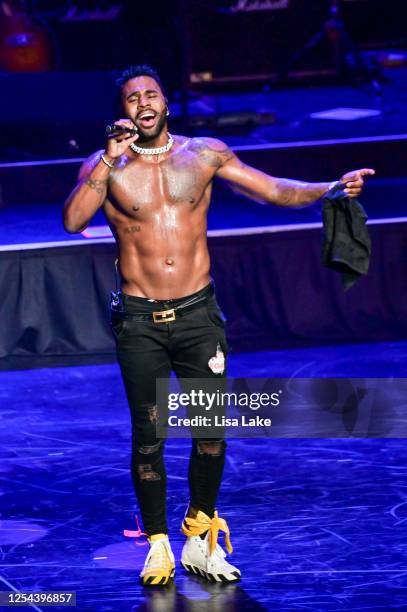 Jason Derulo performs live at The Met Philadelphia on July 04, 2020 in Philadelphia, Pennsylvania.