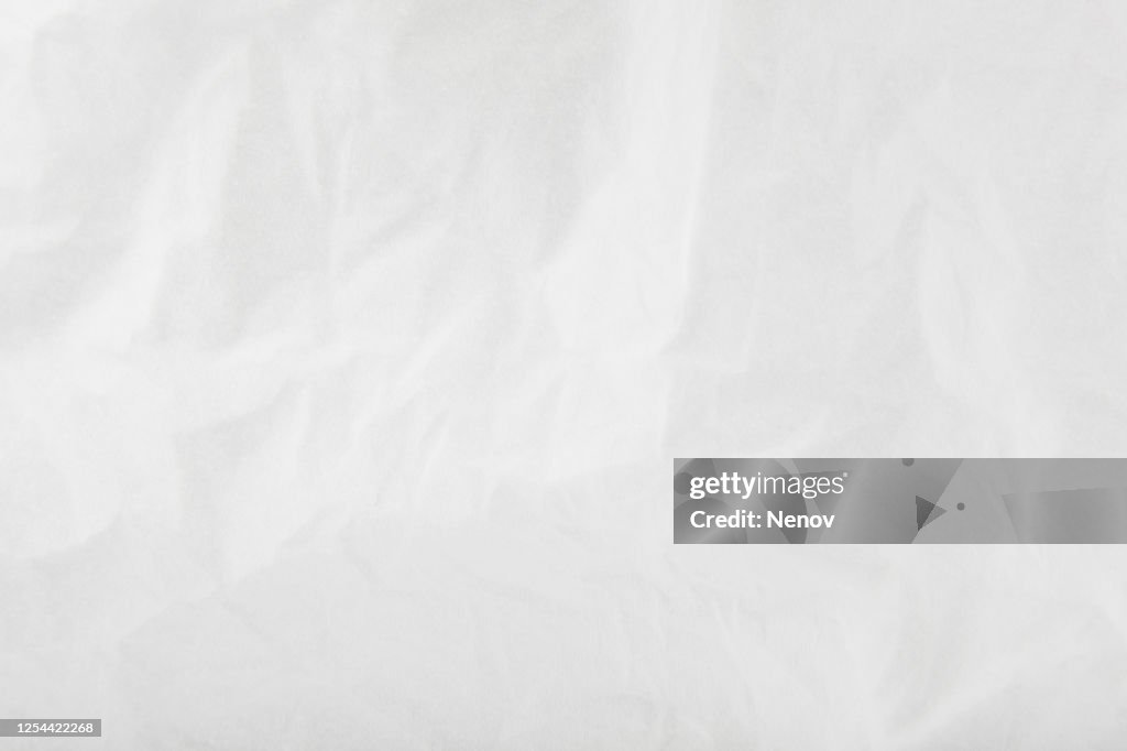 Texture Of Crumpled White Paper