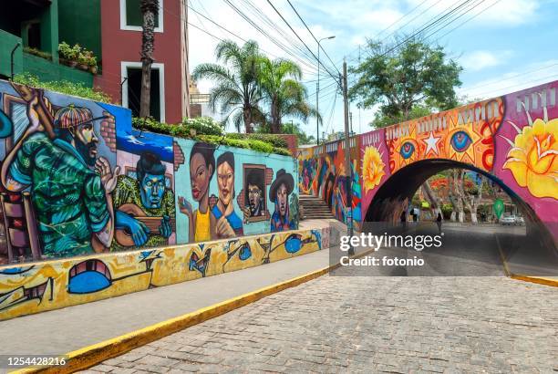 barranco - lima - lima stockfoto's en -beelden