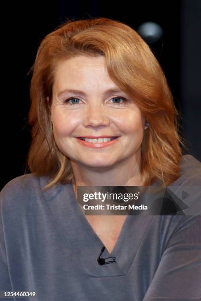 Annette Frier during the "3 Nach 9" Talk Show on July 3, 2020 in Bremen, Germany.