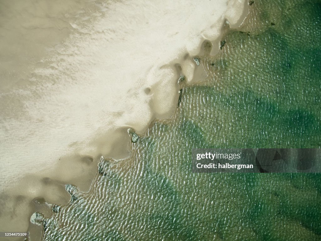 Aerial View of Sand Spit in Netarts Bay