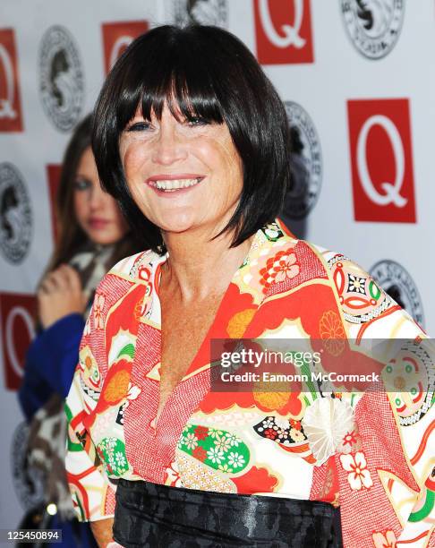 Sandie Shaw arrives at the Q Awards 2010 at The Grosvenor House Hotel on October 25, 2010 in London, England.