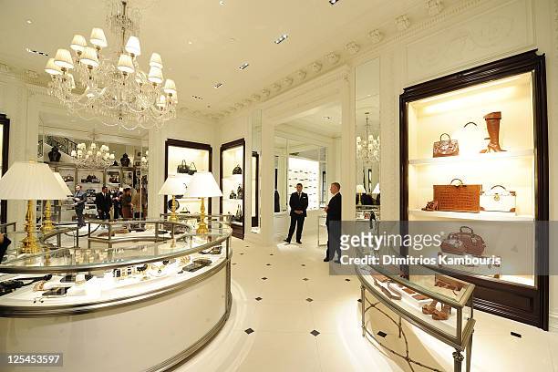 General view of atmosphere at Ralph Lauren Women's Store at 888 Madison Avenue on October 14, 2010 in New York City.