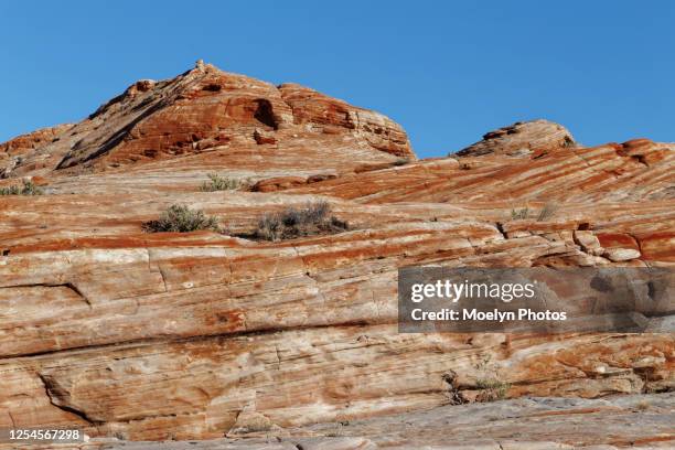 rugged terrain in valley of fire state park - geology pattern stock pictures, royalty-free photos & images