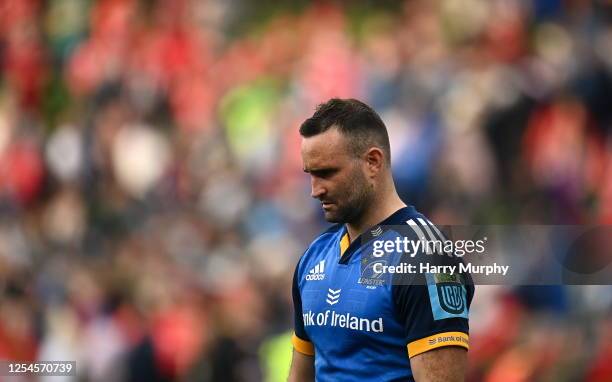 Dublin , Ireland - 13 May 2023; Dave Kearney of Leinster after his side's defeat in the United Rugby Championship Semi-Final match between Leinster...