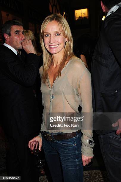 Actress Catherine Marchal attends the Nathalie Garcon Pop up Store Launch Party at Gallery Vivienne on September 27, 2010 in Paris, France.