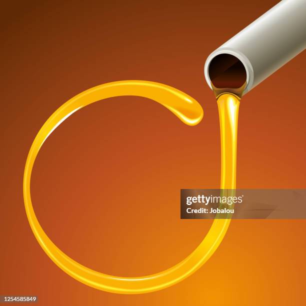 drop oil frame - heating oil stock illustrations