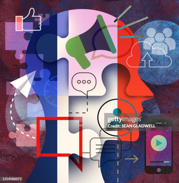 french social media - app icons stock pictures, royalty-free photos & images