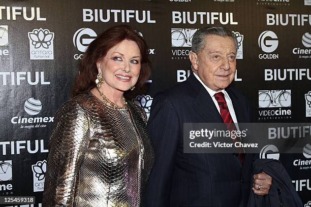 Christian Magnani and Miguel Aleman attend the Mexico City Premiere of "Biutful" at Cinemex Antara Polanco on October 18, 2010 in Mexico City, Mexico.