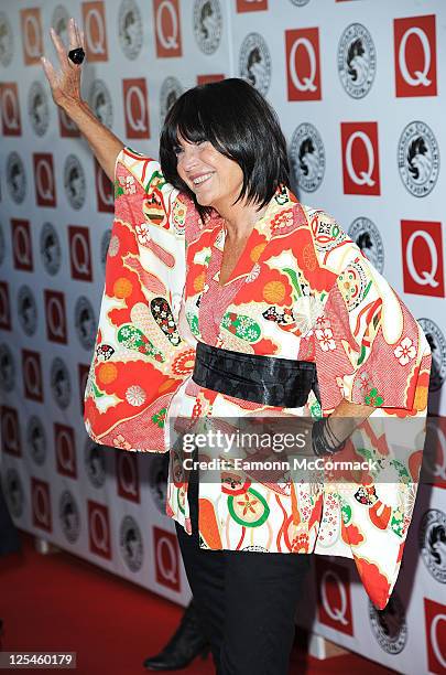 Sandie Shaw arrives at the Q Awards 2010 at The Grosvenor House Hotel on October 25, 2010 in London, England.