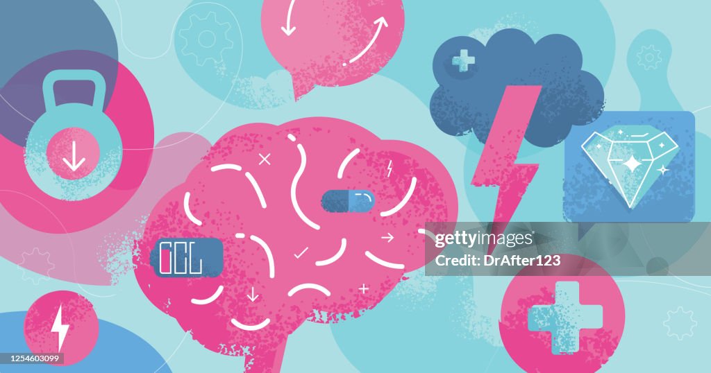 Psykisk hälsa Frågor Brain Concept