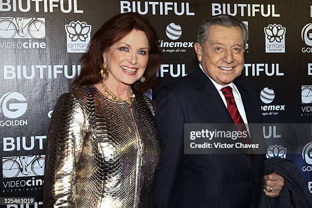 Christian Magnani and Miguel Aleman attend the Mexico City Premiere of "Biutful" at Cinemex Antara Polanco on October 18, 2010 in Mexico City, Mexico.