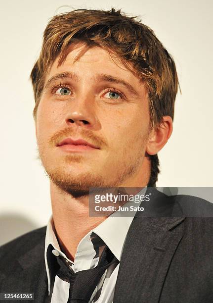 Actor Garrett Hedlund attends the "Tron: Legacy 3D" presentation as part of the 23rd Tokyo International Film Festival at the Toho Cinemas Roppongi...