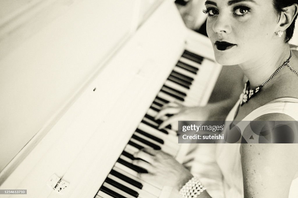 The piano player
