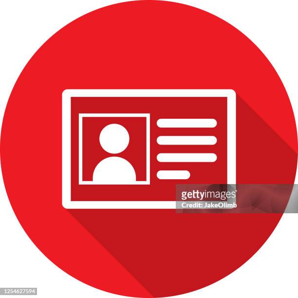 id card icon silhouette 2 - contact us vector stock illustrations