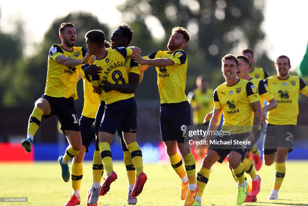 Oxford United v Portsmouth FC - Sky Bet League One Play Off Semi-final 2nd Leg