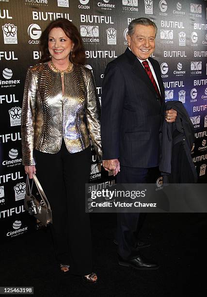 Christian Magnani and Miguel Aleman attend the Mexico City Premiere of "Biutful" at Cinemex Antara Polanco on October 18, 2010 in Mexico City, Mexico.