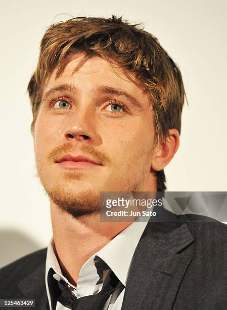 Actor Garrett Hedlund attends the "Tron: Legacy 3D" presentation as part of the 23rd Tokyo International Film Festival at the Toho Cinemas Roppongi...