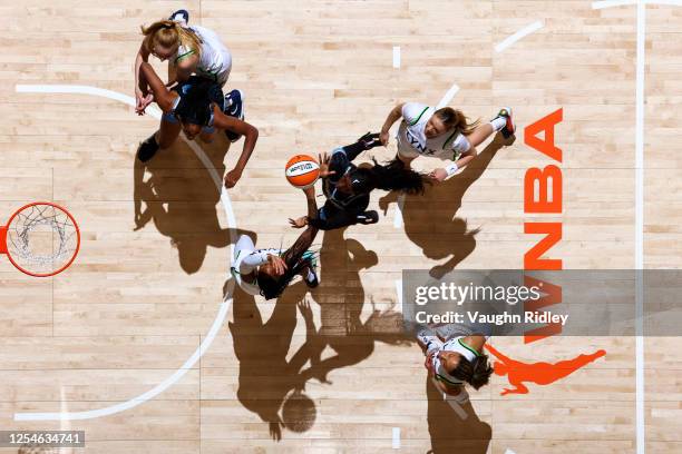 Kahleah Copper of the Chicago Sky shoots the ball during the game against the Minnesota Lynx on May 13, 2023 at the Scotiabank Arena in Toronto,...