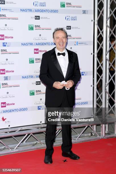 Roberto Benigni attends the 74th edition of the Nastri D'Argento 2020 on July 06, 2020 in Rome, Italy.