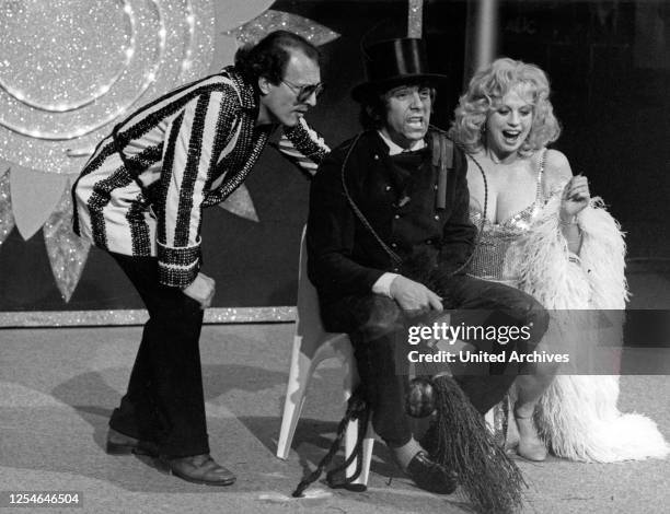 Die Michael Schanze Show, Deutschland 1980, Gaststar: Achim Strietzel , Barbara Valentin.
