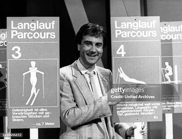 Verstehen Sie Spass, Fernsehshow mit Moderator Kurt Felix, Deutschland 1980er Jahre.