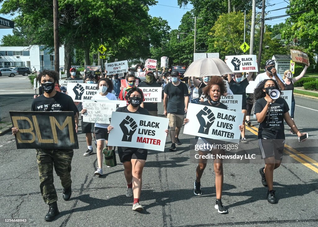 Black Lives Matter protesters march on Long Island