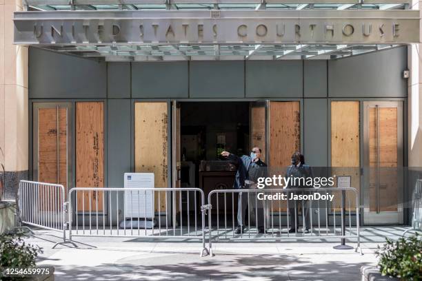 ronald dellums federal building - crime board stock pictures, royalty-free photos & images