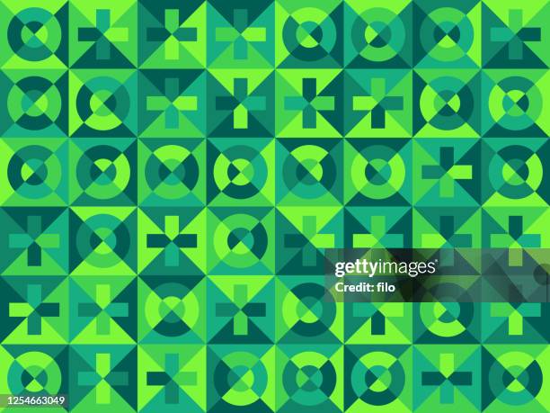 ilustrações de stock, clip art, desenhos animados e ícones de abstract mosaic green background - letra x