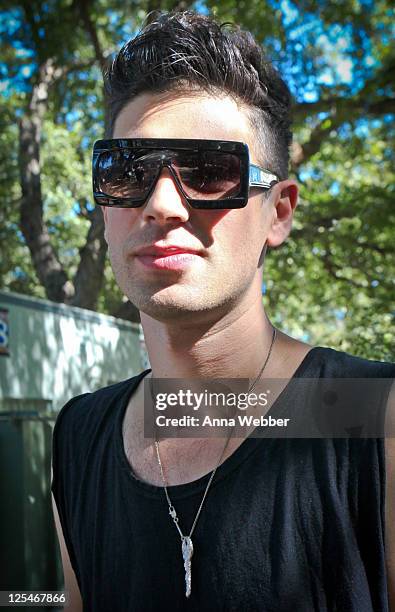 Dan Black backstage at Austin City Limits Music Festival - Day 3 at Zilker Park on October 10, 2010 in Austin, Texas.