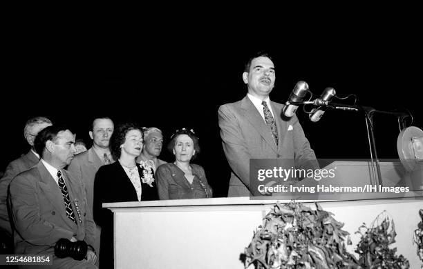 American politician who served as the 44th Speaker of the United States House of Representatives from 1947 to 1949 and 1953 to 1955 Joseph W. Martin...