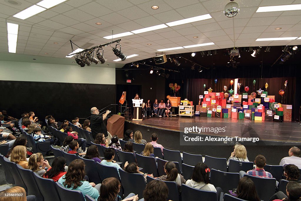 General view at Southwood Middle School where student philanthropist