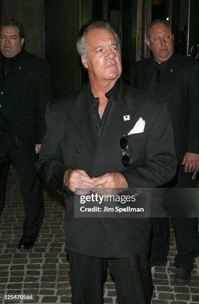 Actor Tony Sirico attends The Cinema Society & Everlon Diamond Knot Collection screening of "Welcome To The Rileys" on October 18, 2010 at the...