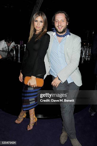 Dasha Zhukova attends an after party celebrating Roberto Cavalli's new Sloane Street boutique at Battersea Power Station on September 17, 2011 in...