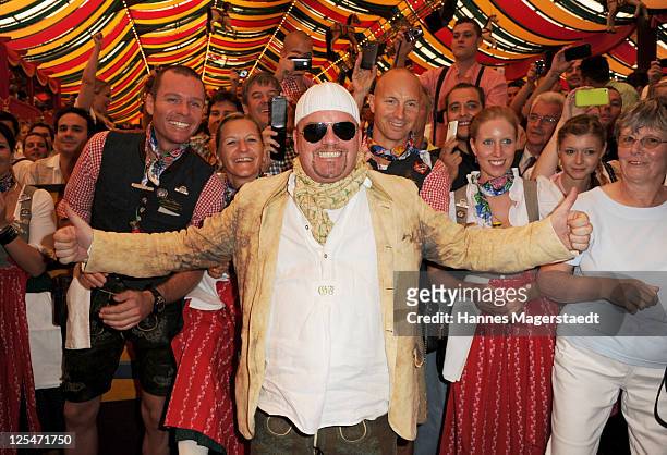 Gerry Friedl attends the Oktoberfest beer festival at Hippodrom beer tent on September 17, 2011 in Munich, Germany.