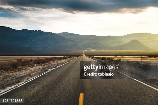 Desert Highway Death Valley