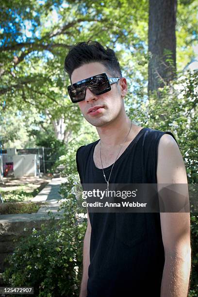 Dan Black backstage at Austin City Limits Music Festival - Day 3 at Zilker Park on October 10, 2010 in Austin, Texas.