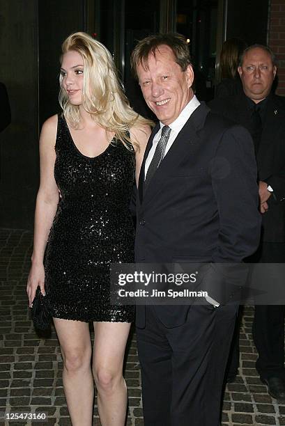 Actor James Woods and Ashley Madison attend The Cinema Society & Everlon Diamond Knot Collection screening of "Welcome To The Rileys" on October 18,...