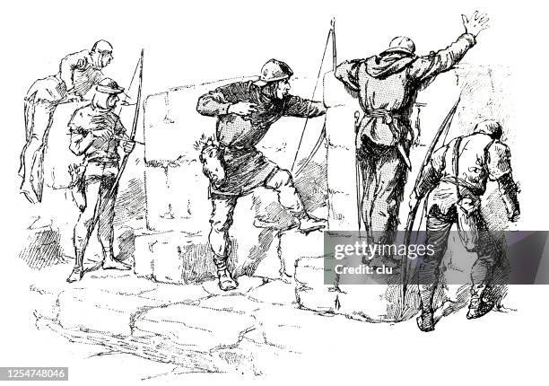 178 Knight Defending High Res Illustrations - Getty Images