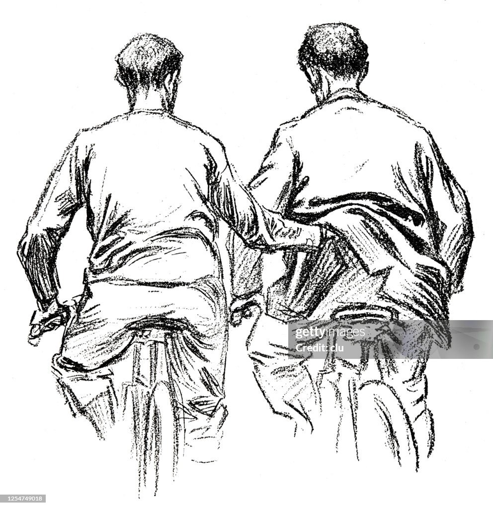 Pickpocket on a bike, rear view