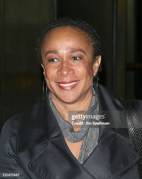 Actress S. Epatha Merkerson attends The Cinema Society & Everlon Diamond Knot Collection screening of "Welcome To The Rileys" on October 18, 2010 at...